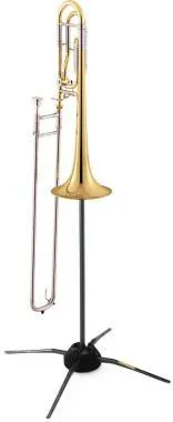 Hercules DS420B Fúvós hangszerállvány harsona részére, TraveLite 870 mm magas, súly: 1,2 kg
