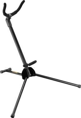 Hercules DS432B Fúvós hangszerállvány tenor szaxofon részére, TraveLite 350 mm magas, súly: 0,4 kg