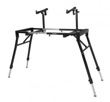 PROEL EL260 Keyboard állvány kétszintes 76-88 billentyűs hangszerekhez fekete, max: 120 kg