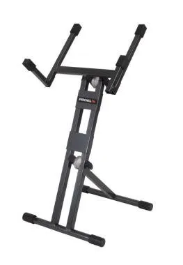 PROEL EL700 Erősítő-Monitor-Hangfal állvány, antracit szürke, m: 200-500 mm, sz: 400 mm, max: 45 kg