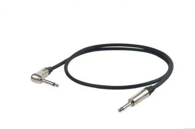 PROEL ESO135LU5 Hangszerkábel 5m fekete, 6,3mm Neutrik NP2Xmono dugó és 6,3mm NP2RXmono pipa dugó, H