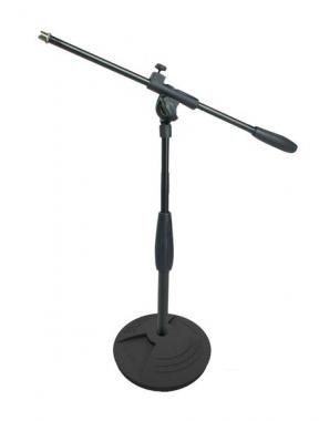 PROEL Stojan na mikrofon, černý, výška 305-435 mm, rameno 450 mm