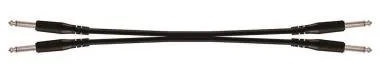 PROEL BULK560LU18 Hangszerkábel, 1,8 m sztereó fekete, 2 x 6,3 mm mono jack dugó + 2 x 6,3 mm mono j