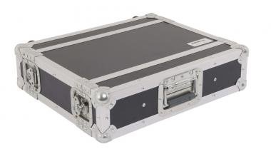 PROEL 19 dřevěný rack 2U, 250 mm hloubka, černý, 5 vrstev, hliníkové profily