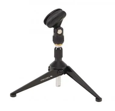 PROEL DST60TL Asztali mikrofonállvány, fekete m: 360 mm