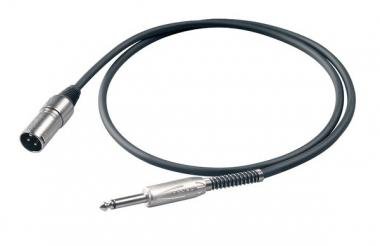 Proel IM Asymetrický kabel, 3m, 6,3mm mono jack a XLR 3MVPRO