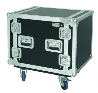 PROEL CR210BLKMW Rack doboz 10U, gurulós, mé:450mm, 19