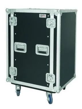PROEL CR218BLKMW Rack doboz 18U gurulós, mé:450 mm, 19