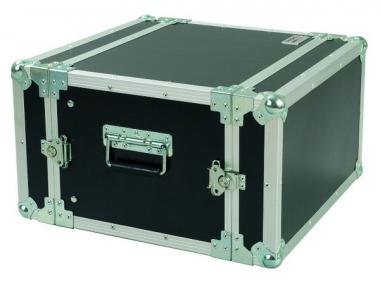 PROEL 19 dřevěný rack 6U, hloubka 330 mm, černý, 8 mm silné desky