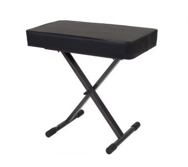 Proel Klavírní stolička, antracitová, černý vinyl, max zatížení 100 kg