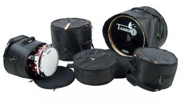 Proel Tok set pro bubny, 10 mm pěna, 420D nylon, černý, pro 10PN, 12PN, 14PN, 20PN, 14DSPN