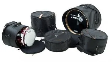 PROEL BAG700MASTERN Tok szett dobokhoz 10 mm szivacs, 420D nylon, fekete, BAG 12PN, 13PN,16PN, 22 PN