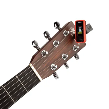 D\'Addario PW-CT-17RD Eclipse Headstock hangoló, piros