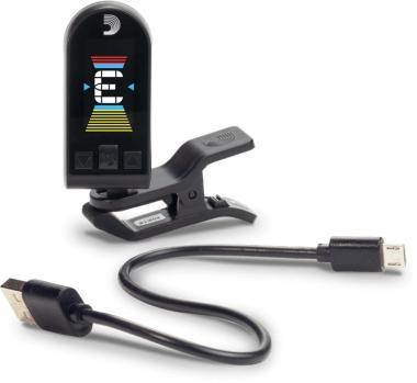 D'Addario klipový tuner Equinox, dobíjecí