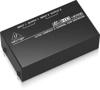Behringer HD400 ultra-kompakt 2 csatornás zúgásgátló