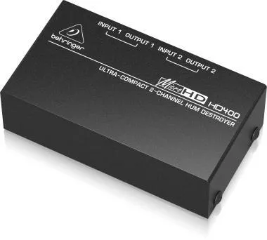Behringer HD400 ultra-kompakt 2 csatornás zúgásgátló