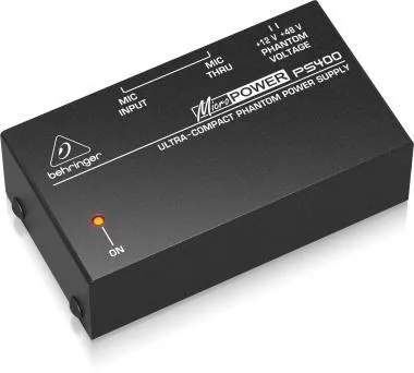 Behringer PS400 fantomtáp, univerzális, ultra-kompakt,
