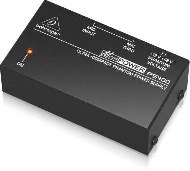 Behringer PS400 fantomtáp, univerzális, ultra-kompakt,