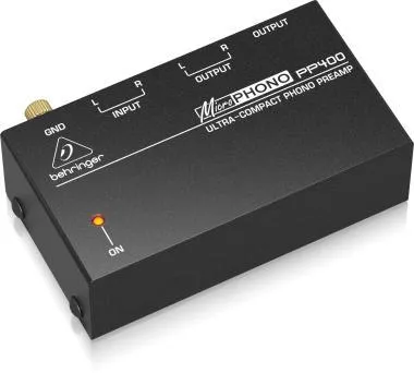 Behringer PP400 előerősítő, phono, ultra-kompakt