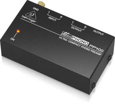 Behringer PP400 előerősítő, phono, ultra-kompakt