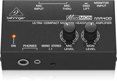 Behringer MA400 fejhallgató erősítő, monitor, ultra-kompakt