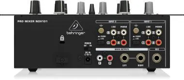 Behringer NOX101 keverő, DJ, 2 csatorna, teljes VCA-vezérlés, Ultraglide Crossfader