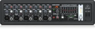 Behringer PMP550M keverő, 500W, 5 csatornás Klark Teknik Multi-FX processzor, FBQ