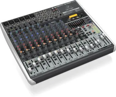 Behringer QX1832USB keverő, analóg, 18 bemenet, 3/2-bus, mikrofon-előerősítő, kompresszor, EQ, USB