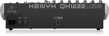 Behringer QX1222USB keverő, analóg, 16 bemenet, 2/2-bus, mikrofon-előerősítő, kompresszor, EQ, USB