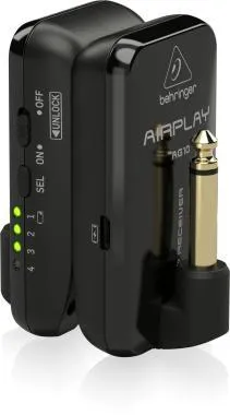 Behringer AIRPLAY GUITAR AG10 vezeték nélküli mikrofon rendszer, gitár adó, 2,4 GHz, akkumulátor
