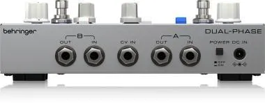 Behringer DUAL-PHASE effektpedál, autentikus dual analóg Phase Shifter, 12 opto-kapcsoló