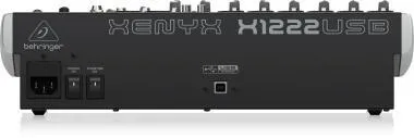 Behringer X1222USB keverő, analóg, 16 bemenet, 2/2-bus, mikrofon-előerősítő, kompresszor, EQ, USB