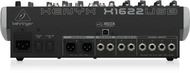 Behringer X1622USB keverő, analóg, 16 bemenet, 2/2-bus, mikrofon-előerősítő, kompresszor, EQ, USB