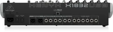 Behringer X1832USB keverő, analóg, 18 bemenet, 3/2-bus, mikrofon-előerősítő, kompresszor, EQ, USB