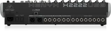 Behringer X2222USB keverő, analóg, 22 bemenet, 2/2-bus, mikrofon-előerősítő, kompresszor, EQ, USB