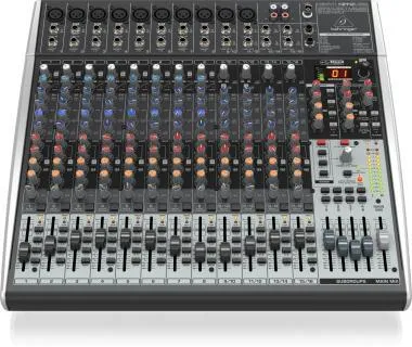 Behringer X2442USB keverő, analóg, 24 bemenet, 4/2-bus, mikrofon-előerősítő, kompresszor, EQ, USB