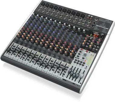 Behringer X2442USB keverő, analóg, 24 bemenet, 4/2-bus, mikrofon-előerősítő, kompresszor, EQ, USB