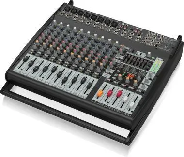 Behringer PMP4000 keverő, 1600W-os, 16 csatorna, Multi-FX processzor, FBQ visszacsatolás-érzékelő rendszer