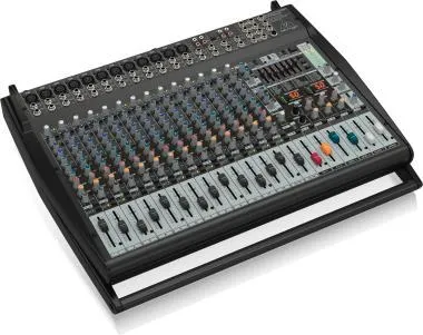 Behringer PMP6000 keverő, 1600W-os, 20 csatorna, Multi-FX processzor, FBQ visszacsatolás-érzékelő rendszer