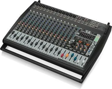 Behringer PMP6000 keverő, 1600W-os, 20 csatorna, Multi-FX processzor, FBQ visszacsatolás-érzékelő rendszer
