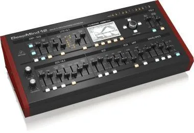 Behringer DEEPMIND 12D szintetizátor, analóg, asztali, polifonikus, 12 hang, step sequencer
