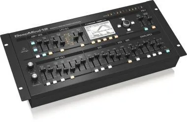 Behringer DEEPMIND 12D szintetizátor, analóg, asztali, polifonikus, 12 hang, step sequencer