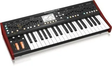 Behringer DEEPMIND 6 szintetizátor, analóg, polifonikus, 6-hang, FX, OSC, LFO, ADSR, 32-step sequencer, WiFi