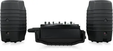 Behringer PPA200 mobil hangrendszer, 200W, 5 csatorna, keverő, MP3-lejátszó, XM1800S mikrofon