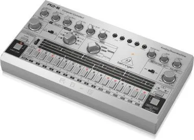 Behringer RD-6-SR dobgép, analóg, 8 dobhanggal, 16-step sequencer, distortion effekt