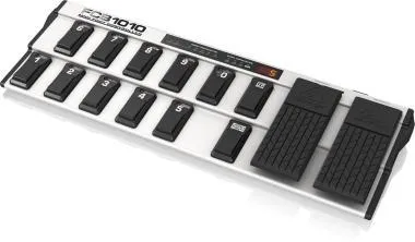 Behringer FCB1010 ultra-flexibilis MIDI lábvezérlő 2 expression pedállal és MIDI Merge funkcióval