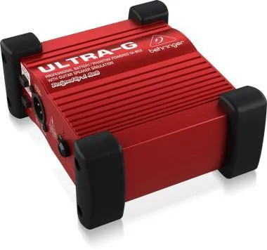 Behringer GI100 DI Box, professzionális akkumulátoros/fantom táp, gitárhangszóró-emulációval