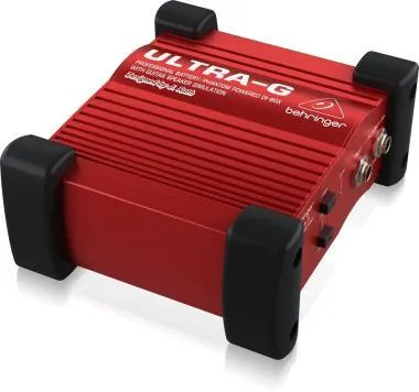 Behringer GI100 DI Box, professzionális akkumulátoros/fantom táp, gitárhangszóró-emulációval