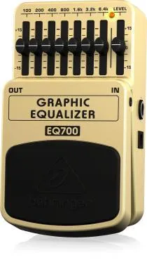 Behringer EQ700 gitáreffekt, 7 sávos grafikus EQ