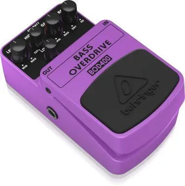 Behringer BOD400 effektpedál, overdrive, autentikus csöves hangzás